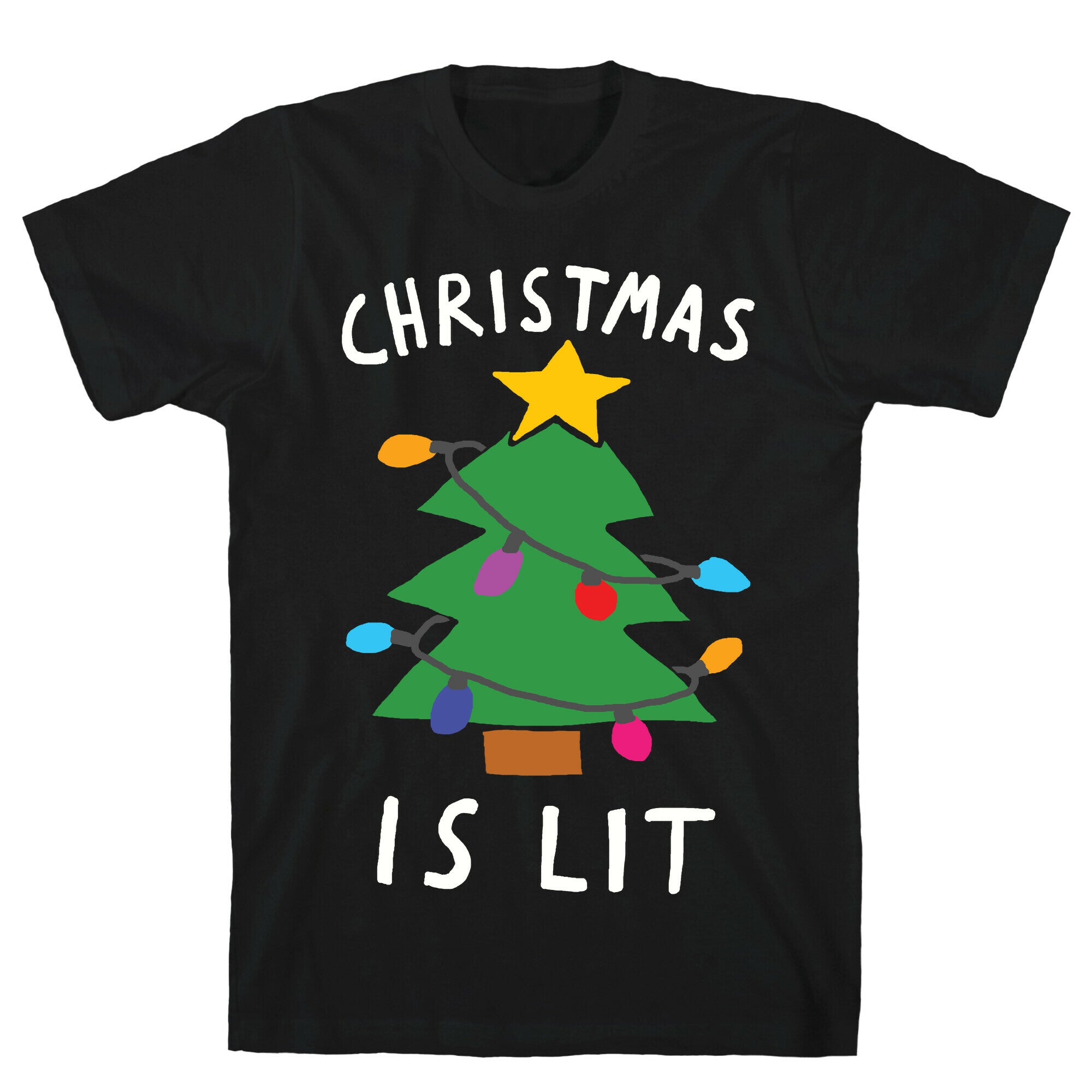 Christmas Is Lit  T-Shirt